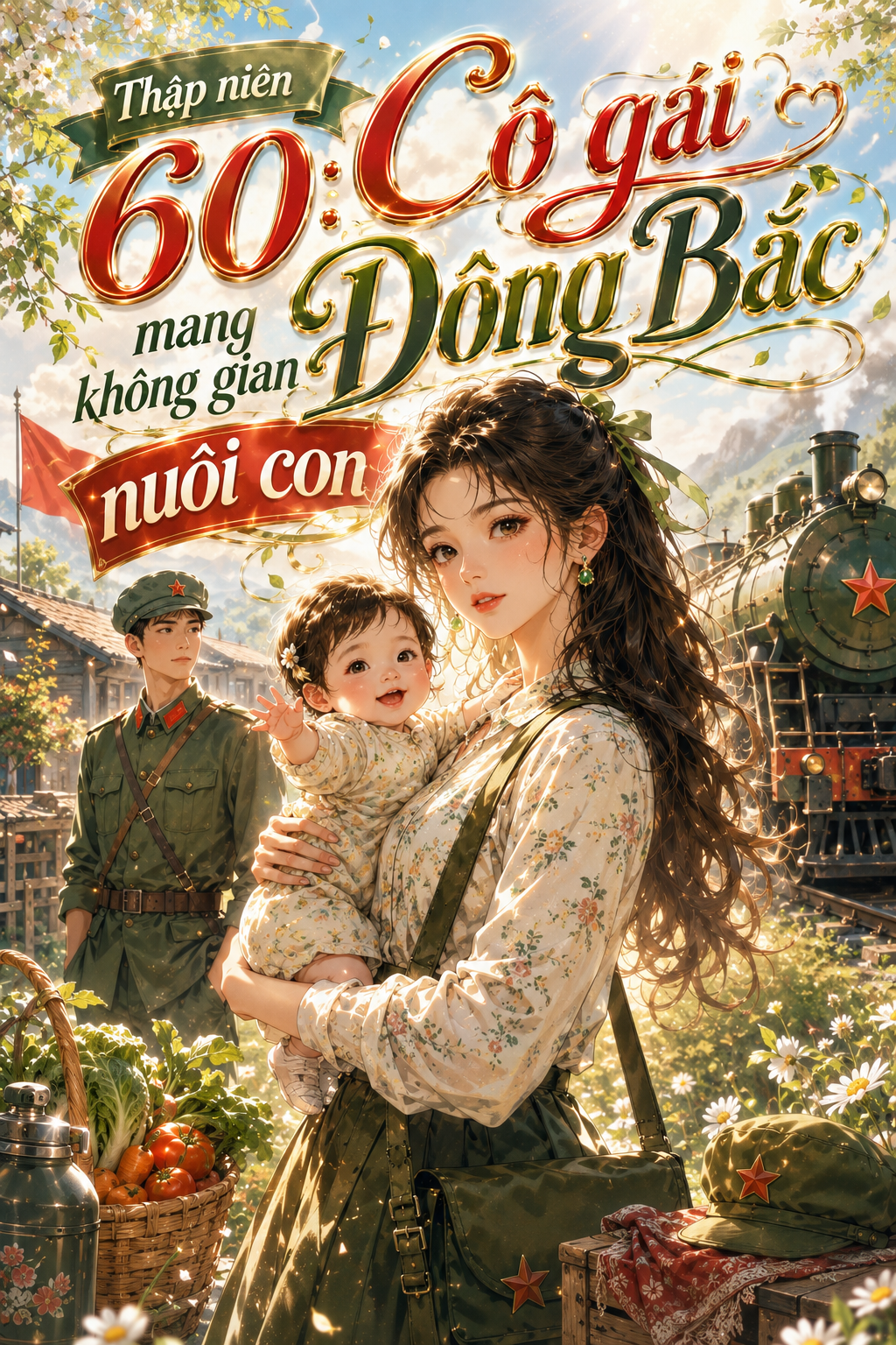 Thập niên 60: Cô gái Đông Bắc mang không gian nuôi con